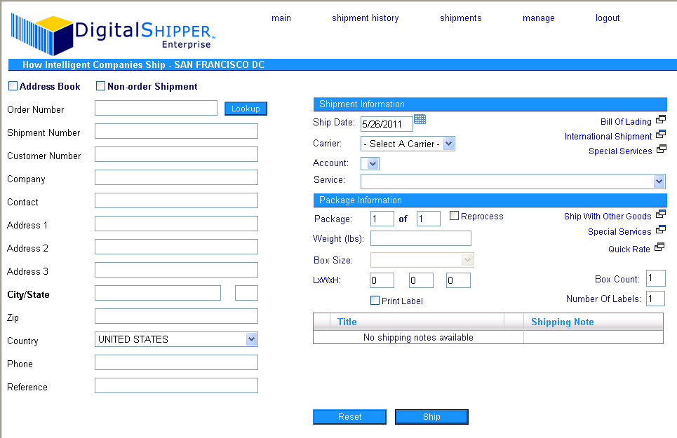 DigitalShipper_screenshot
