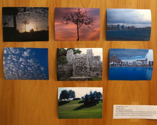The World as I See It, photographic presentation by Melanie Victor. Customer Care team member since April 2009.