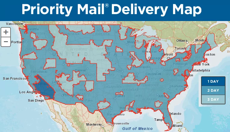 usps-ground-shipping-map-ecourier-service