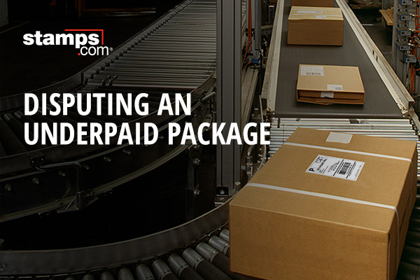 Disputing an underpaid package