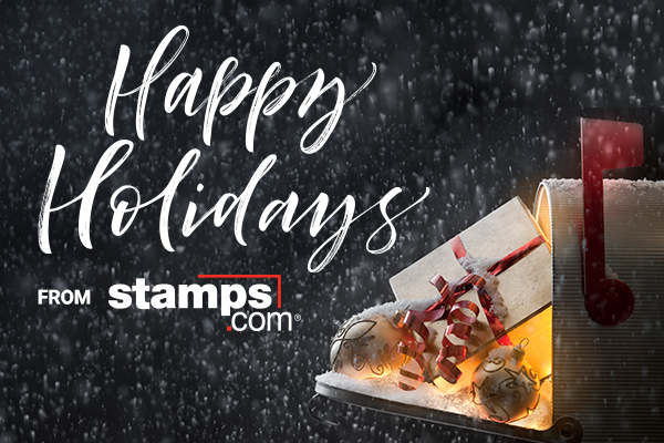 Happy holidays from Stamps.com