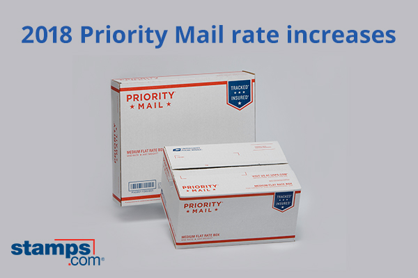 2018 Priority mail rate increases