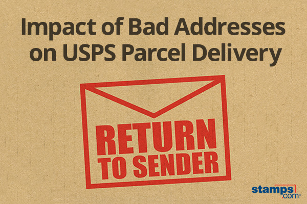 Impact of bad addresses on USPS parcel delivery