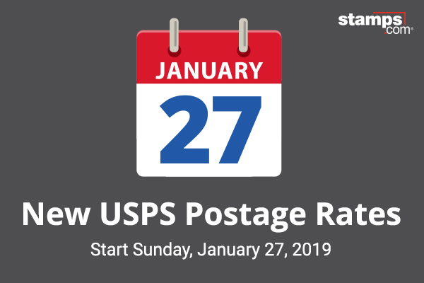 New Postage Rate Chart 2018