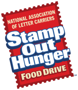 National Association of letter carriers. Stamp Out Hunger food drive