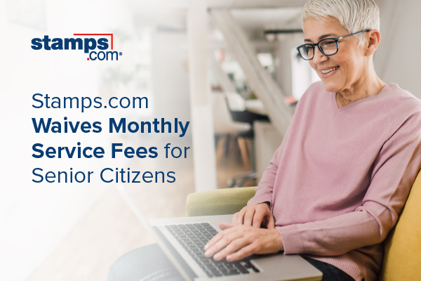 Stamps.com Waives monthly services fees for senior citizens