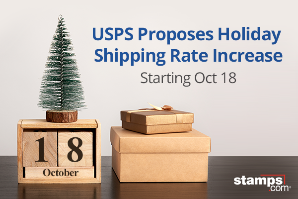 USPS Proposes holiday shipping rate increase. Starting Oct 18