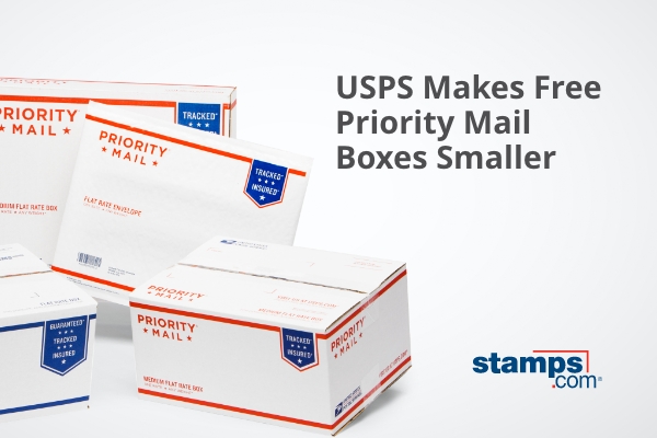USPS Makes Free priority mail boxes smalles