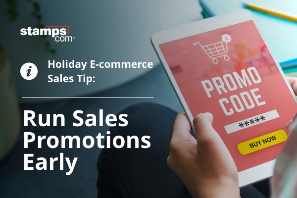 Run sales promotions early